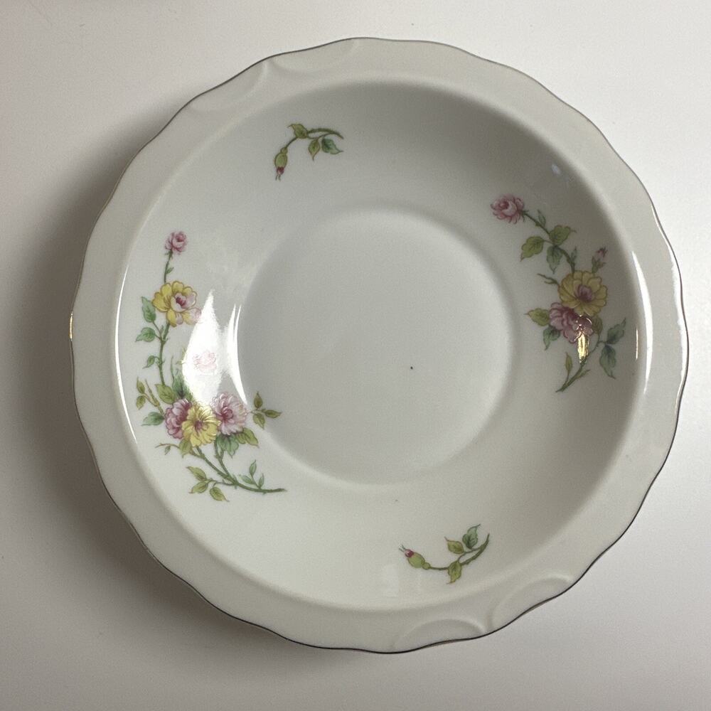 Vintage Lefton Bone China Hand Painted Flower Water/Creamer Pitcher & Bowl-Japan - Picture 7 of 9